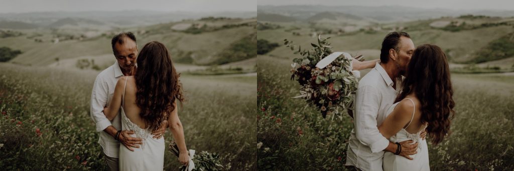 Destination Elopement -Tuscany- Erin & Nasir Travel Wedding  photography