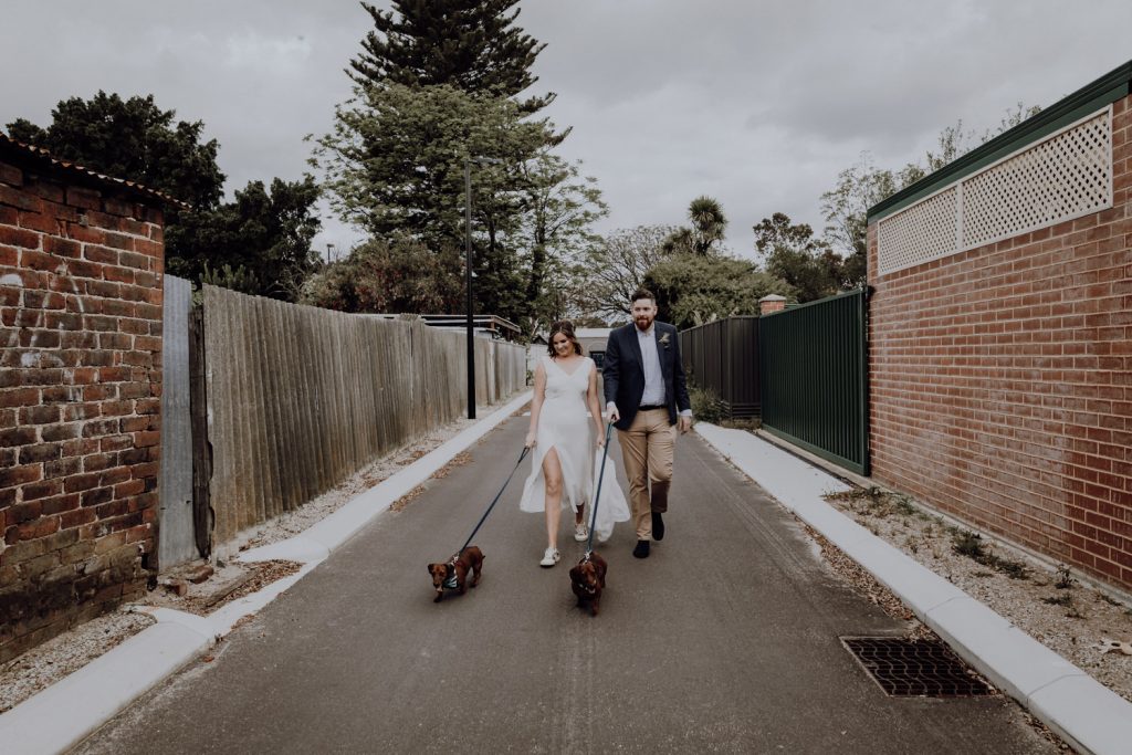 Mieke & Mike - Hijacking the streets - oh and sneaking a Wedding in there Wedding  photography