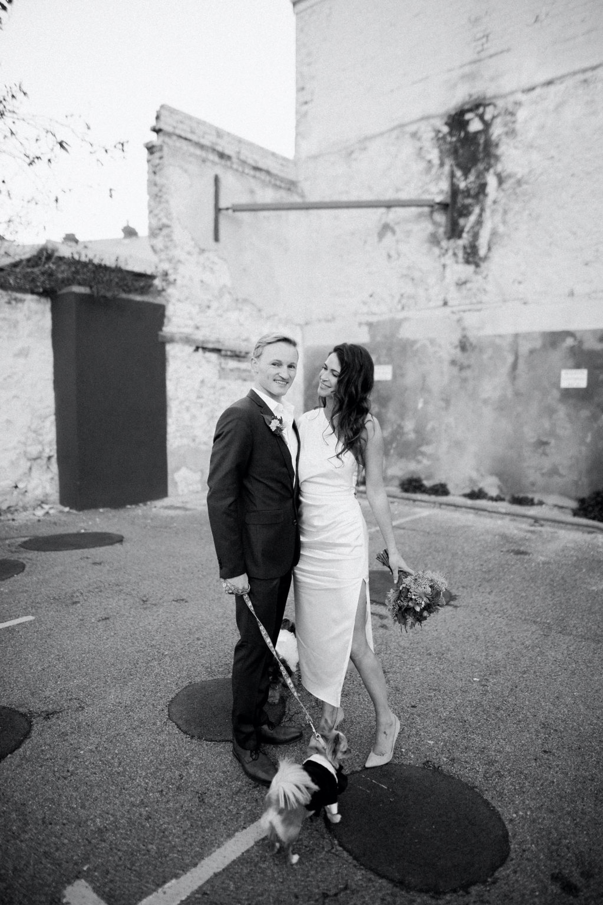 Laura, Fred, Ginger + Pumpkin - Fremantle Micro Wedding Wedding  photography